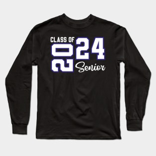 Senior Class of 2024 funny Graduation Of High Middle School Long Sleeve T-Shirt